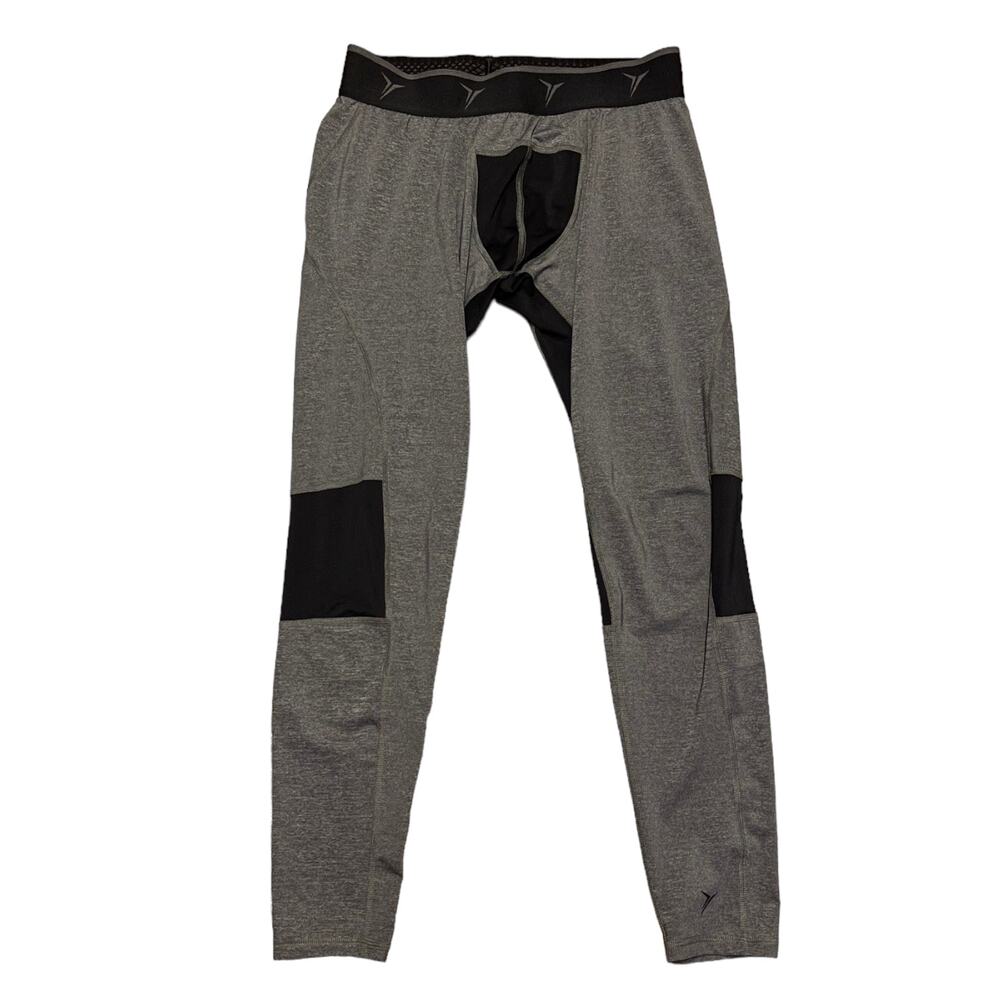 Old Navy Active Gray Black Compression Workout Pants Medium
